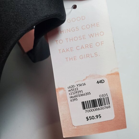 Cacique Boost Plunge Underwire Bra Women Size 44D NWT Intimates Adjustable - Picture 4 of 12